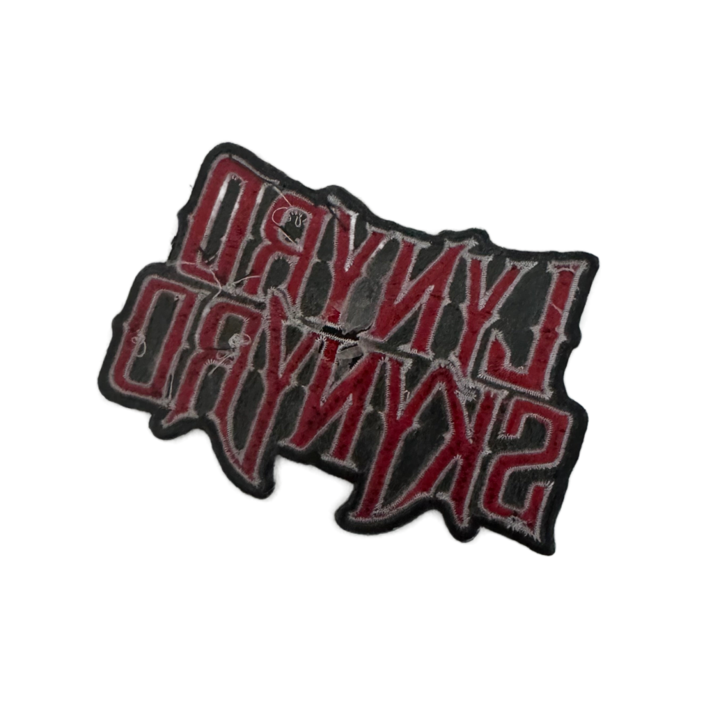 Lynyrd Skynyrd Patch | Classic Logo Gewebter Aufnäher | Southern Rock Merch | Zum Aufbügeln | 10 x 10 cm