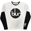 Blur Unisex Layered Longsleeve – Circle Logo (Layered Look Black/White)