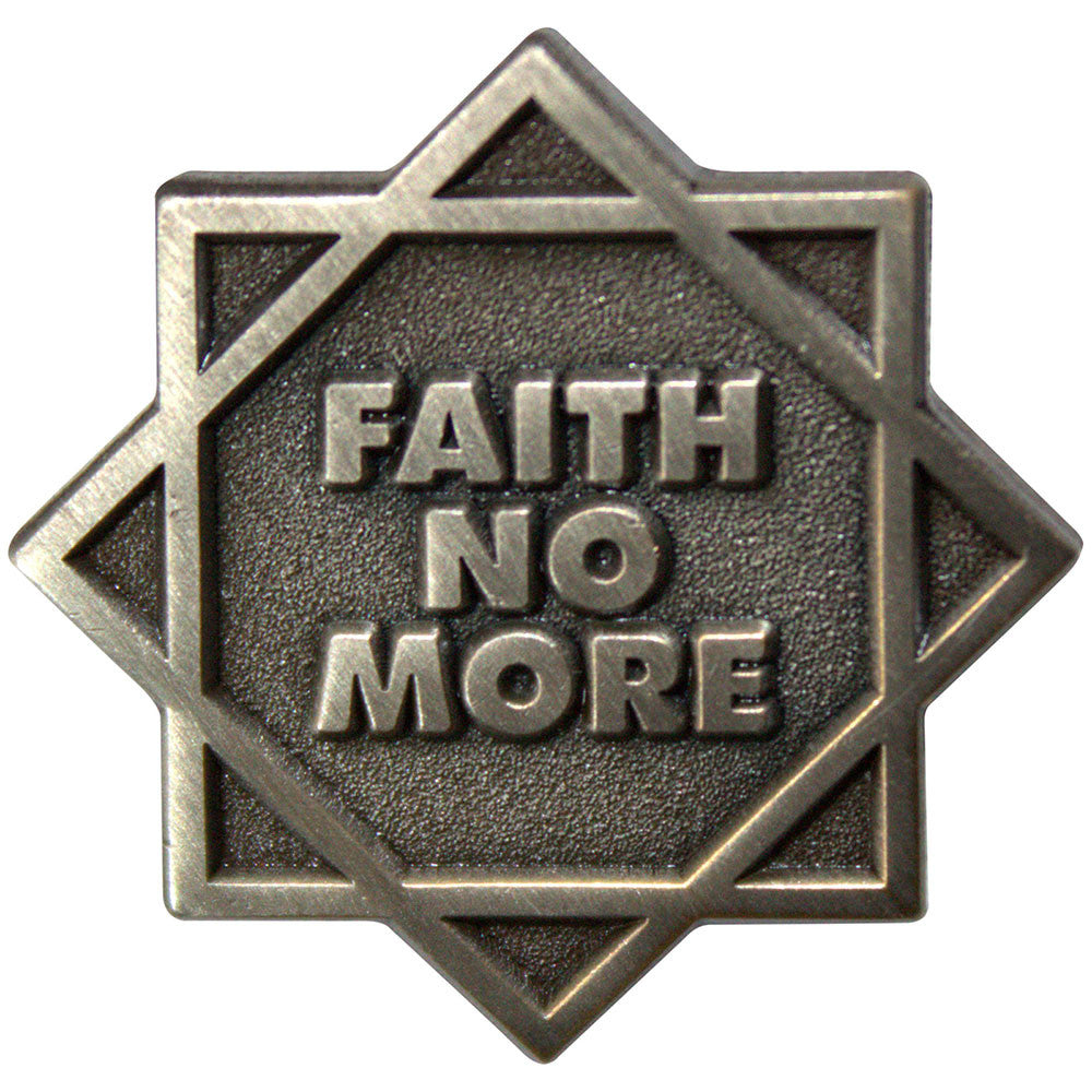 Faith No More Ansteck-Pin – Offizielles Star Logo Design aus Messing (25 mm)