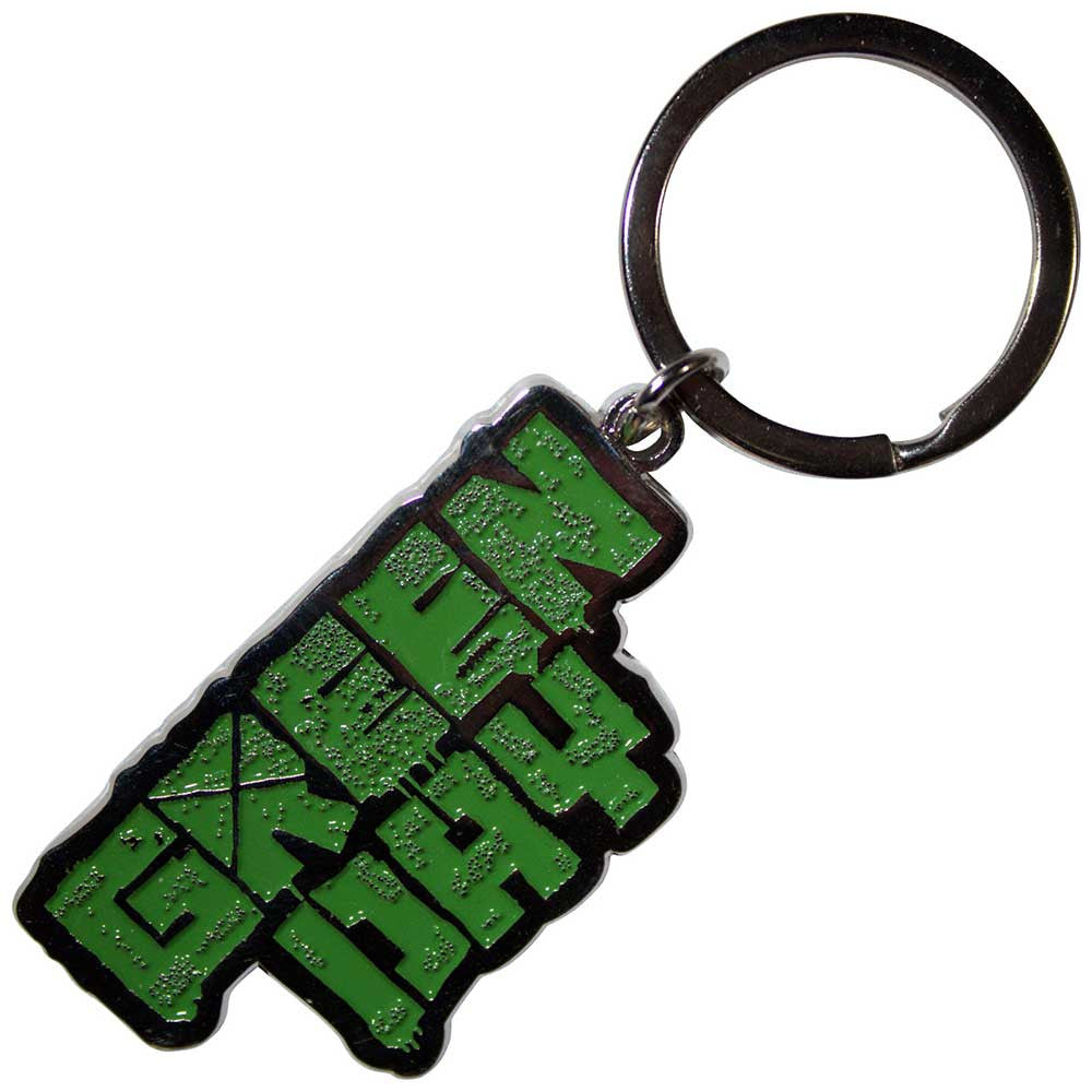 Green Day Schlüsselanhänger | Band Logo Keychain aus Metall | Soft Enamel | Punk Rock Merch 5 cm