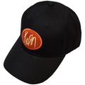 Korn Cap - Oval Logo (Black / Front & Back Stitch)