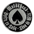 Official Motörhead Pin | "Born To Lose" Enamel Pin | Antiqued Soft Enamel | Heavy Metal Merch 3 cm