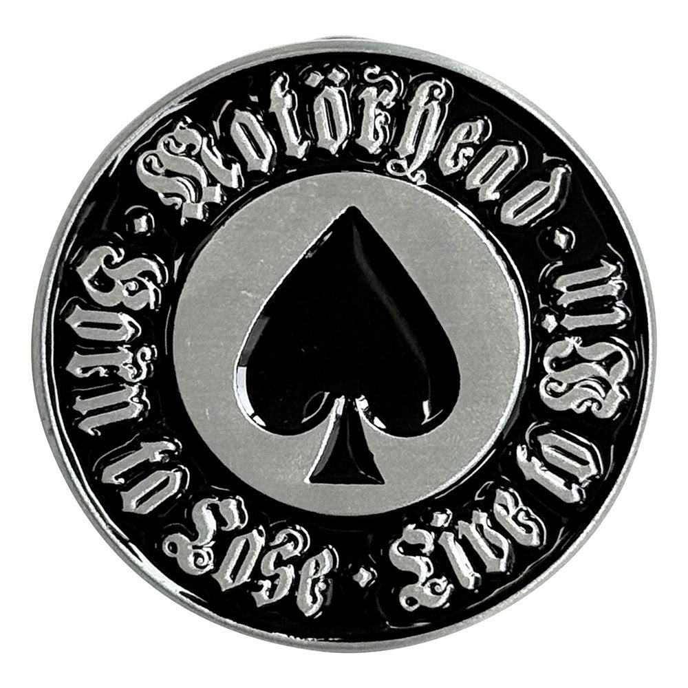 Motörhead Pin | "Born To Lose" Emaille Anstecknadel | Antiqued Soft Enamel | Heavy Metal Merch 3 cm