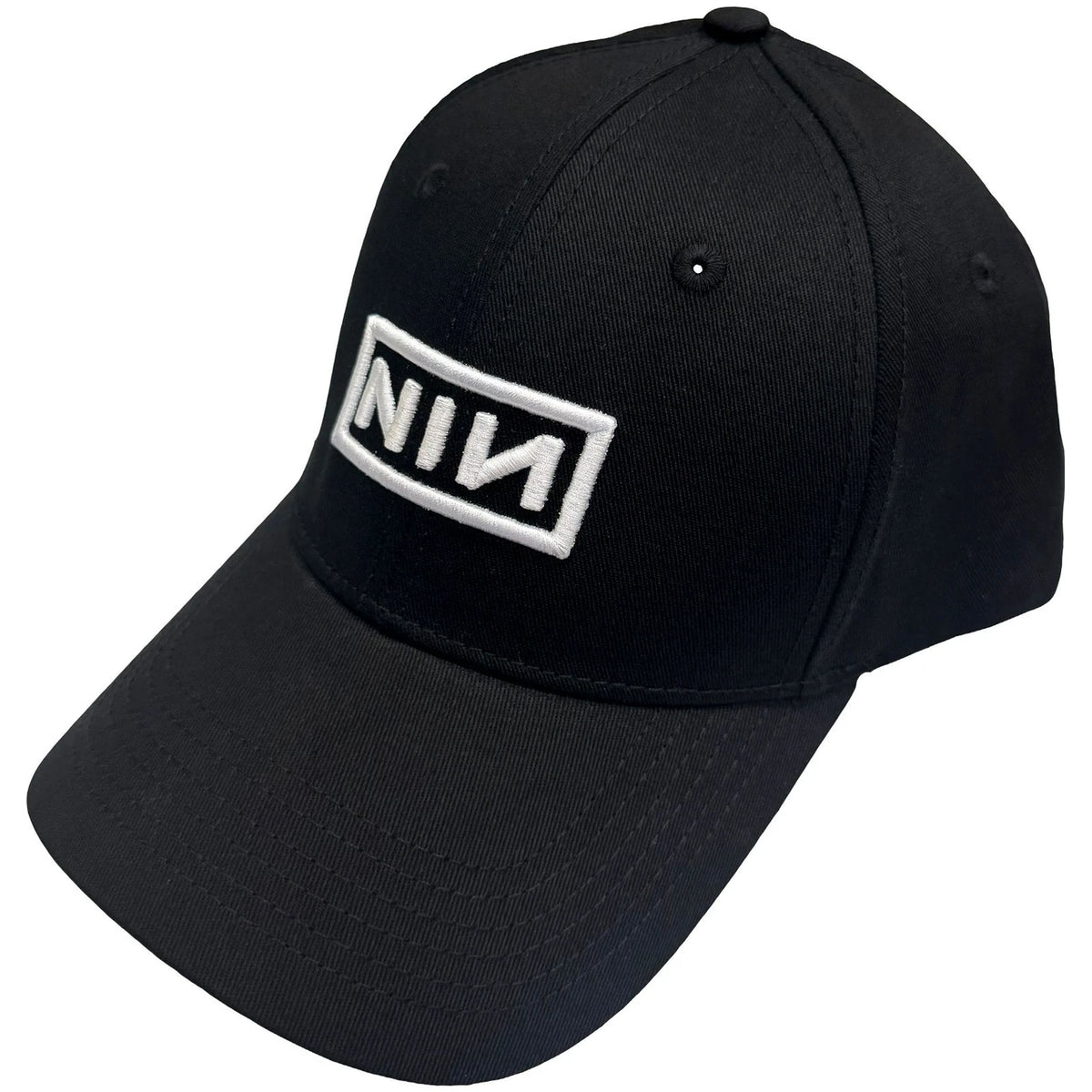 Nine Inch Nails Cap – Classic Logo (Baseball Cap Schwarz / 3D-Stick)