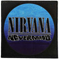 Official Nirvana Patch | "Nevermind Wavy Logo" Printed Patch | Iron On | Grunge Merch 10 x 10 cm
