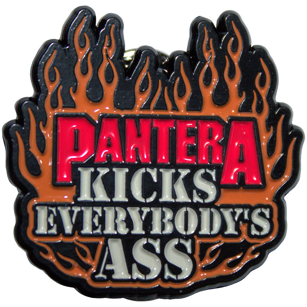 Pantera Ansteck-Pin – Kicks Everybody's Ass 30 mm