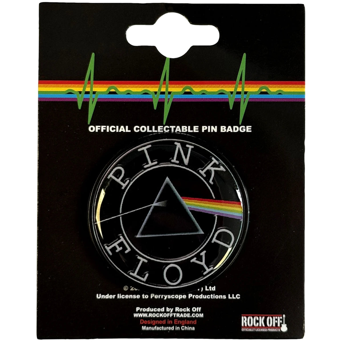 Pink Floyd Ansteckpin – Circle Logo (Metall)