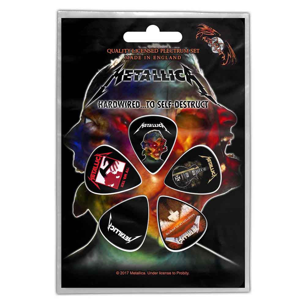 Metallica Plektrum Set | Hardwired to Self-Destruct | Metal Band Merch