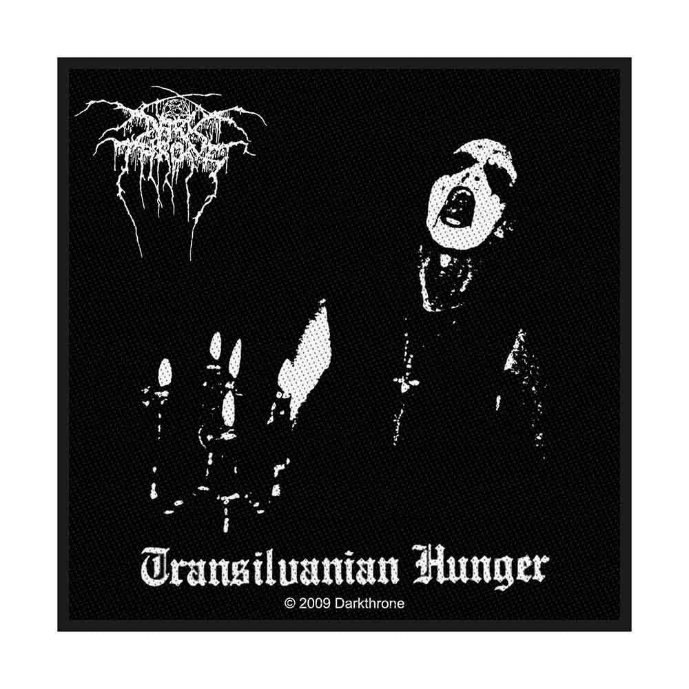 Darkthrone Patch | "Transilvanian Hunger" Gewebter Aufnäher | Zum Aufnähen | Black Metal Merch 10 x 10 cm