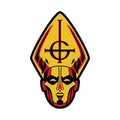 Ghost Patch | Papa Head Woven Aufnäher zum Annähen | Metal Band Merch | 10 x 10 cm