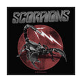 Scorpions Patch | Jack Woven Aufnäher zum Annähen | Hard Rock Band Merch | 10 x 10 cm
