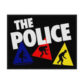 The Police Patch | Triangles Woven Aufnäher zum Annähen | Rock Band Merch | 10 x 10 cm