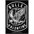 Bullet For My Valentine Patch | Eagle Woven Aufnäher zum Annähen | Metalcore Band Merch | 10 x 10 cm