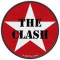 The Clash Patch | Military Logo Woven Aufnäher zum Annähen | Punk Rock Band Merch | 10 x 10 cm