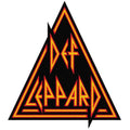 Def Leppard Patch | Logo Cut Out Woven Aufnäher zum Annähen | Hard Rock Band Merch | 10 x 5 cm