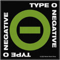 Type O Negative Patch | "Negative Symbol" Gewebter Aufnäher | Zum Aufnähen | Gothic Metal Merch 10 x 10 cm