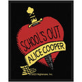 Alice Cooper Patch | School's Out Woven Aufnäher zum Annähen | Shock Rock Band Merch | 10 x 10 cm