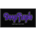 Deep Purple Patch | Logo Woven Aufnäher zum Annähen | Hard Rock Band Merch | 10 x 5 cm