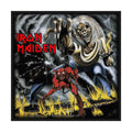 Official Iron Maiden Patch | "The Number Of The Beast" Woven Patch | Sew-on | Heavy Metal Merch 10 x 10 cm