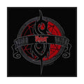 Slipknot Patch | Crest Woven Aufnäher | Metal Band Merch | 10 x 10 cm
