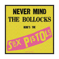 Sex Pistols Patch | Nevermind The Bollocks Woven Aufnäher zum Annähen | Punk Rock Band Merch | 10 x 10 cm