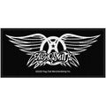 Aerosmith Patch | Logo Woven Aufnäher zum Annähen | Classic Rock Band Merch | 10 x 5 cm