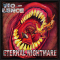 Offizieller Vio-Lence Patch | "Eternal Nightmare" Woven Aufnäher | Thrash Metal Merch | 10 x 10 cm