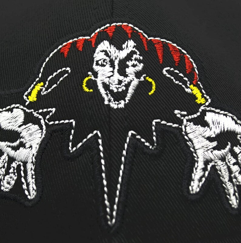 Korol i Shut Baseball Cap | "Король и Шут" Bestickte Mütze | Schwarz Verstellbar | Russischer Rock & Punk Merch