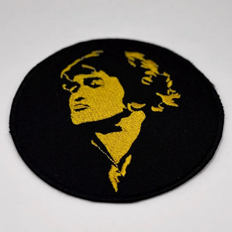 Patch Viktor Tsoi approx. 11 cm Movie Viktor Tsoi round CCCP Soviet Rock Band Patch Cult Band USSR Punk Rock USSR Emblem