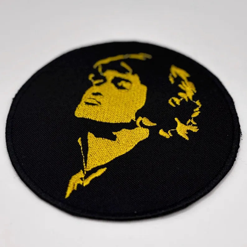 Patch Viktor Tsoi approx. 11 cm Movie Viktor Tsoi round CCCP Soviet Rock Band Patch Cult Band USSR Punk Rock USSR Emblem