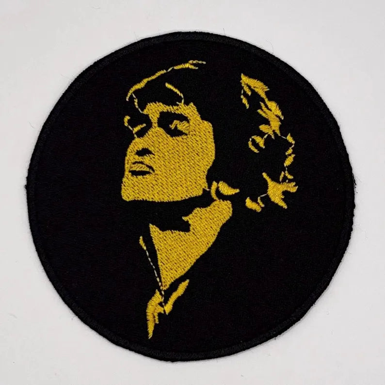 Patch Viktor Tsoi approx. 11 cm Movie Viktor Tsoi round CCCP Soviet Rock Band Patch Cult Band USSR Punk Rock USSR Emblem