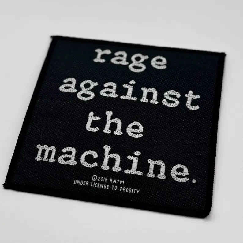 Rage Against the Machine Patch – 9,5 x 9,5 cm – Aufnäher Band – RATM Stoffpatch – Rock Metal Protest