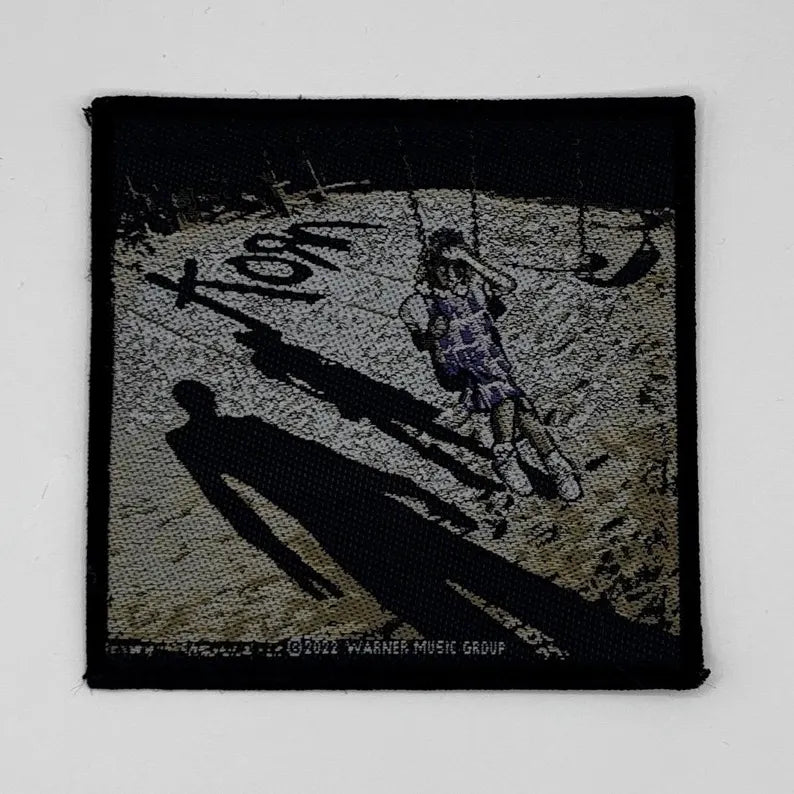Korn Patch – Debut Album Motif – 10 x 9.8 cm – Woven Patch – Nu Metal - Y2K
