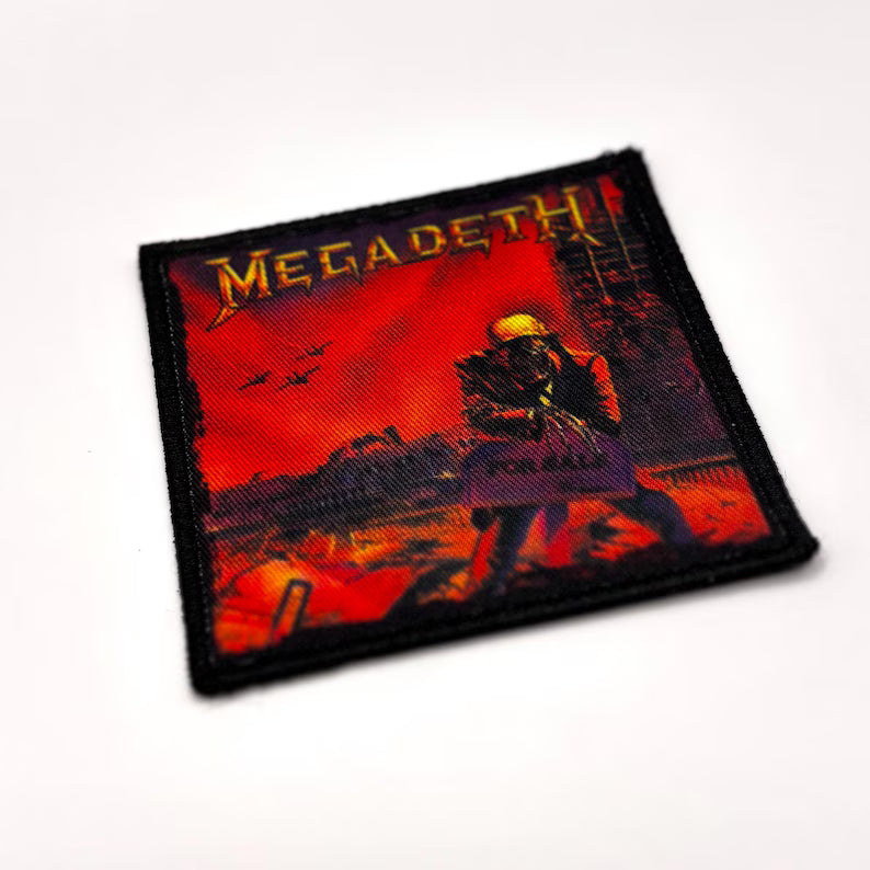 Megadeth Aufnäher – Peace Sells Patch (8 × 8 cm) zum Aufbügeln