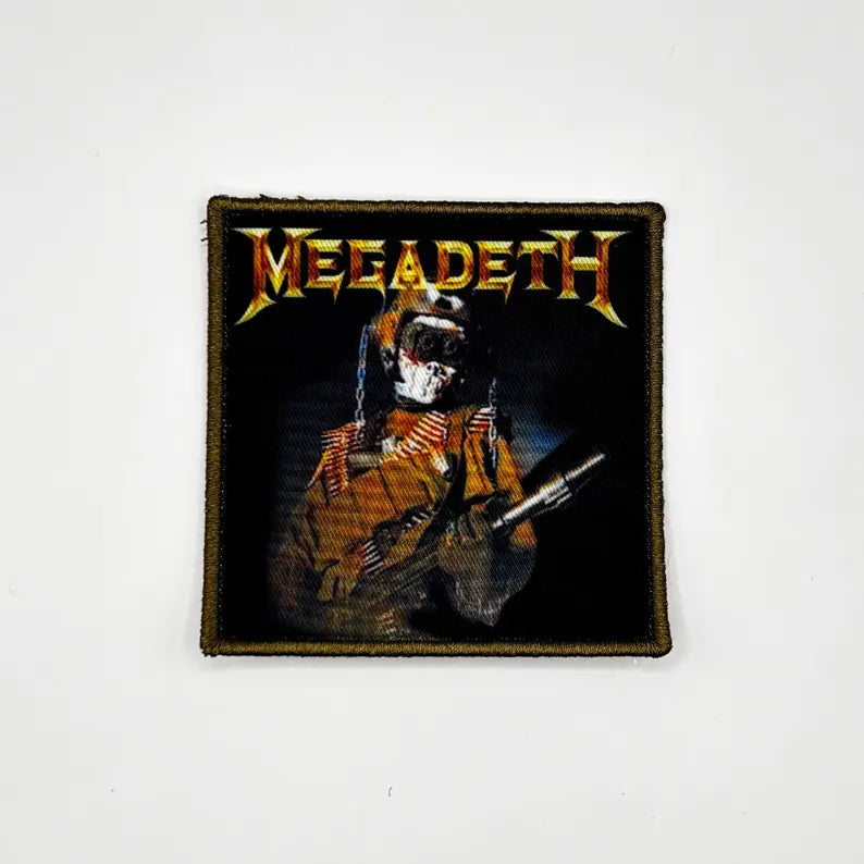 Megadeth Aufnäher – Trooper Patch – So Far, So Good... So What! (8 × 8 cm) zum Aufbügeln