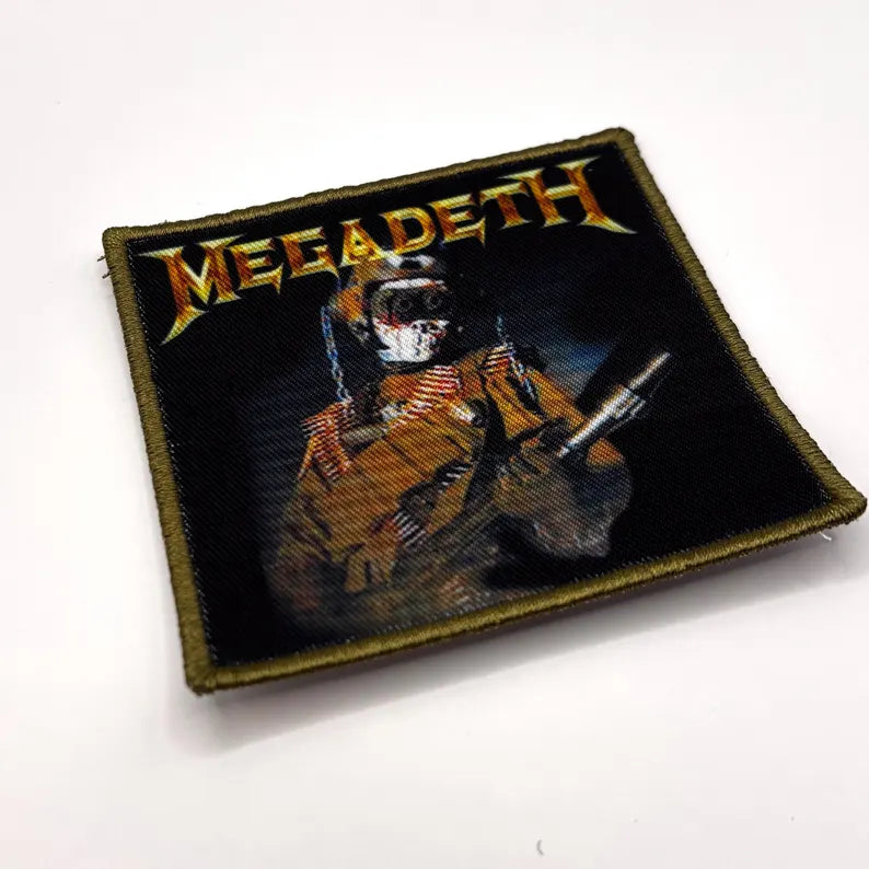 Megadeth Aufnäher – Trooper Patch – So Far, So Good... So What! (8 × 8 cm) zum Aufbügeln