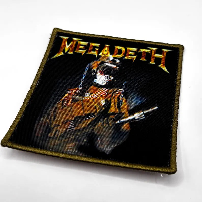 Megadeth Aufnäher – Trooper Patch – So Far, So Good... So What! (8 × 8 cm) zum Aufbügeln