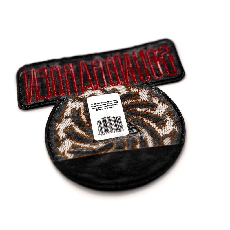 Soundgarden Aufnäher – Badmotorfinger Patch (9,5 × 9,5 cm) zum Aufbügeln