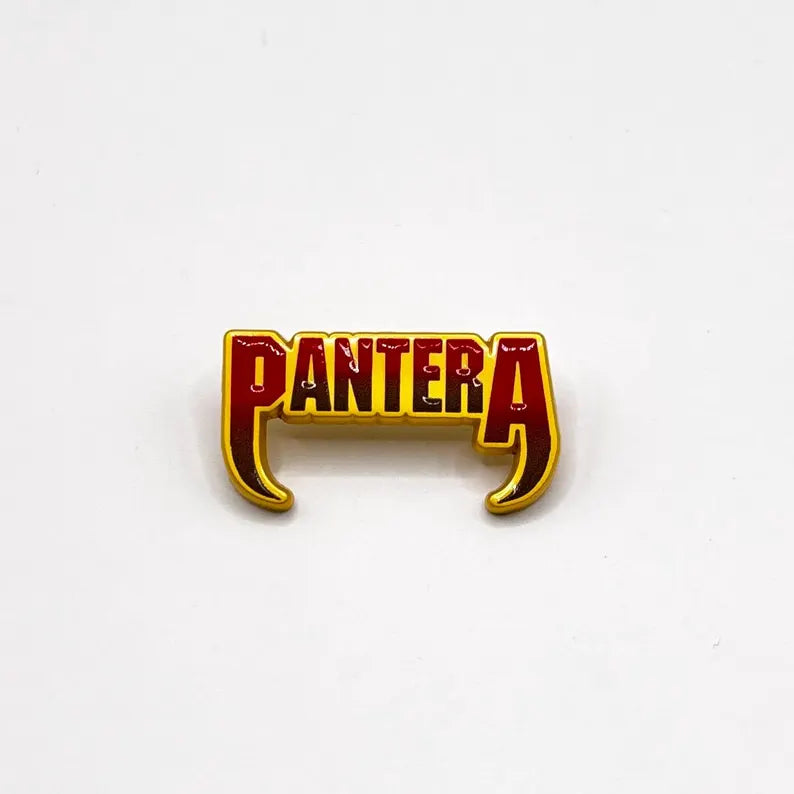 Pantera Ansteck-Pin – Offizieller „Fangs Logo“ Metall-Badge 35 mm