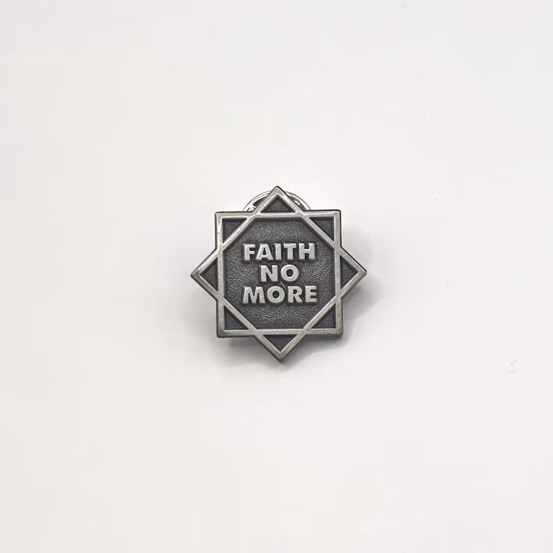 Faith No More Ansteck-Pin – Offizielles Star Logo Design aus Messing (25 mm)