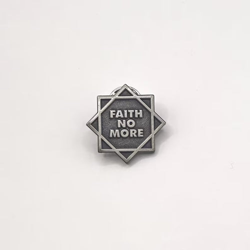 Faith No More Pin Badge - Official Star Logo Design in Brass (25mm)