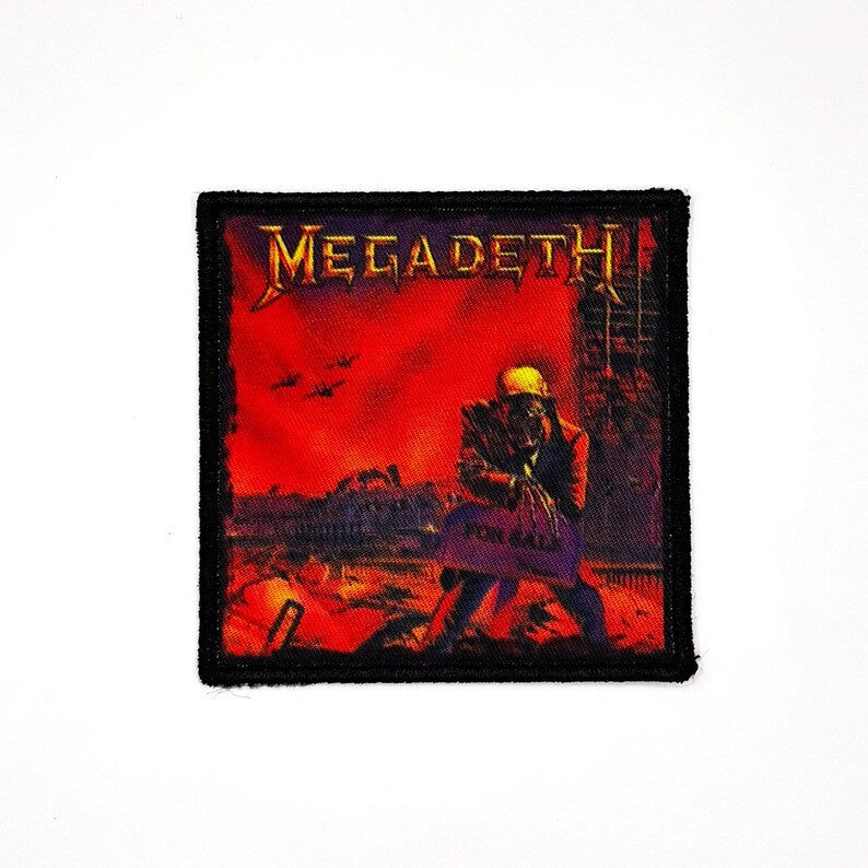 Megadeth Aufnäher – Peace Sells Patch (8 × 8 cm) zum Aufbügeln
