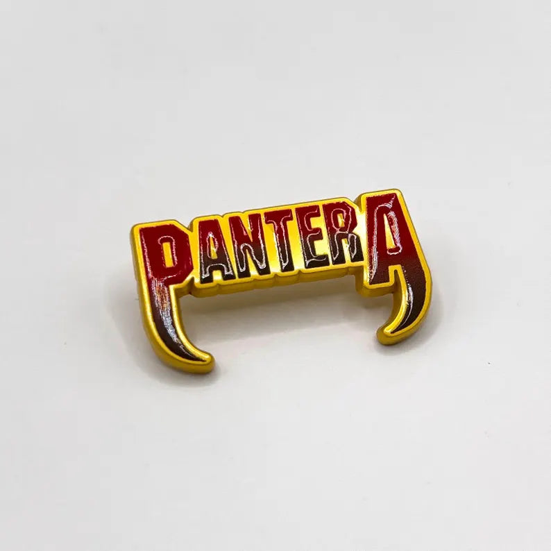 Pantera Ansteck-Pin – Offizieller „Fangs Logo“ Metall-Badge 35 mm