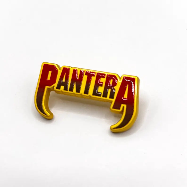 Pantera Ansteck-Pin – Offizieller „Fangs Logo“ Metall-Badge 35 mm