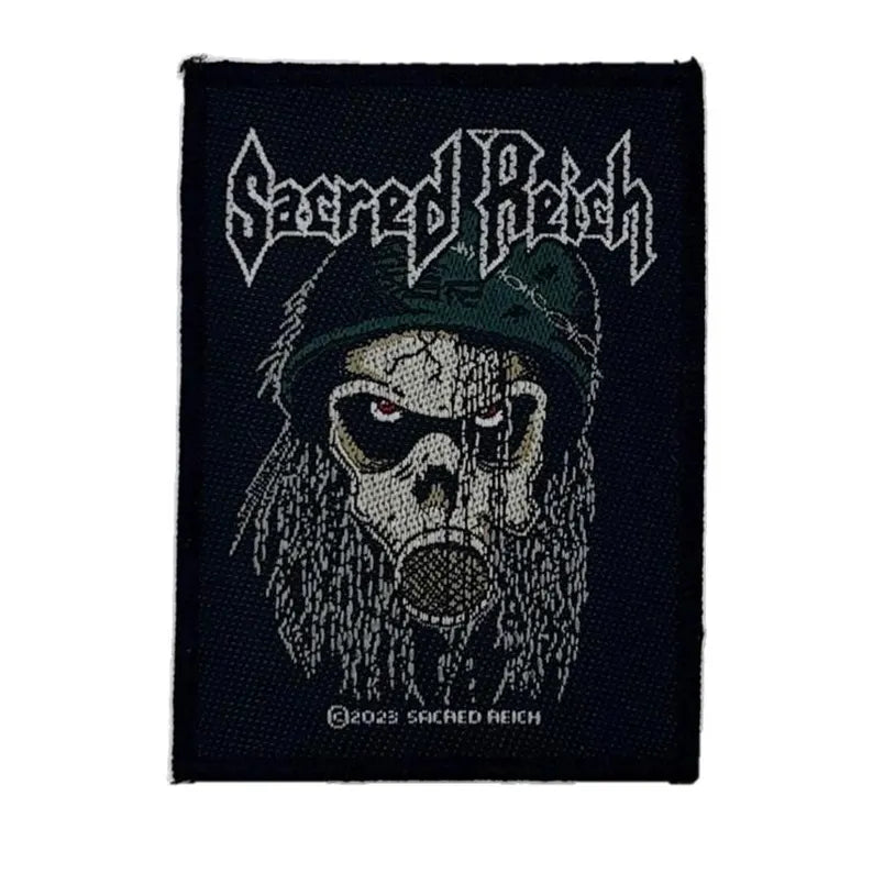 Sacred Reich Patch - 10 x 7 cm - Woven Patch - Thrash Metal Cult Band