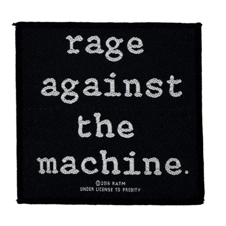 Rage Against the Machine Patch – 9,5 x 9,5 cm – Aufnäher Band – RATM Stoffpatch – Rock Metal Protest