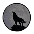 Wolf Mond Aufnäher – 10 x 10 cm Patch – Stickerei – Türkei Tschetschenien Wikinger Symbol - zum Aufnähen