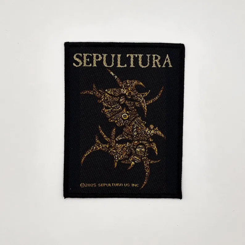 Official Sepultura Patch | Discography Album Artwork Woven Patch | Death Metal Merch | 10 x 8 cm