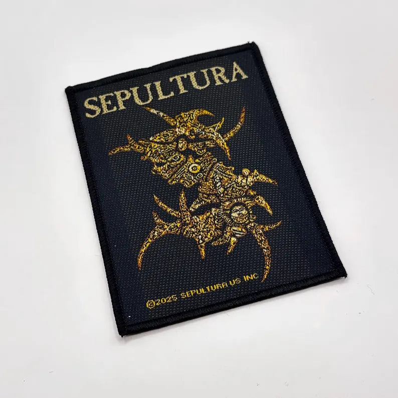 Official Sepultura Patch | Discography Album Artwork Woven Patch | Death Metal Merch | 10 x 8 cm
