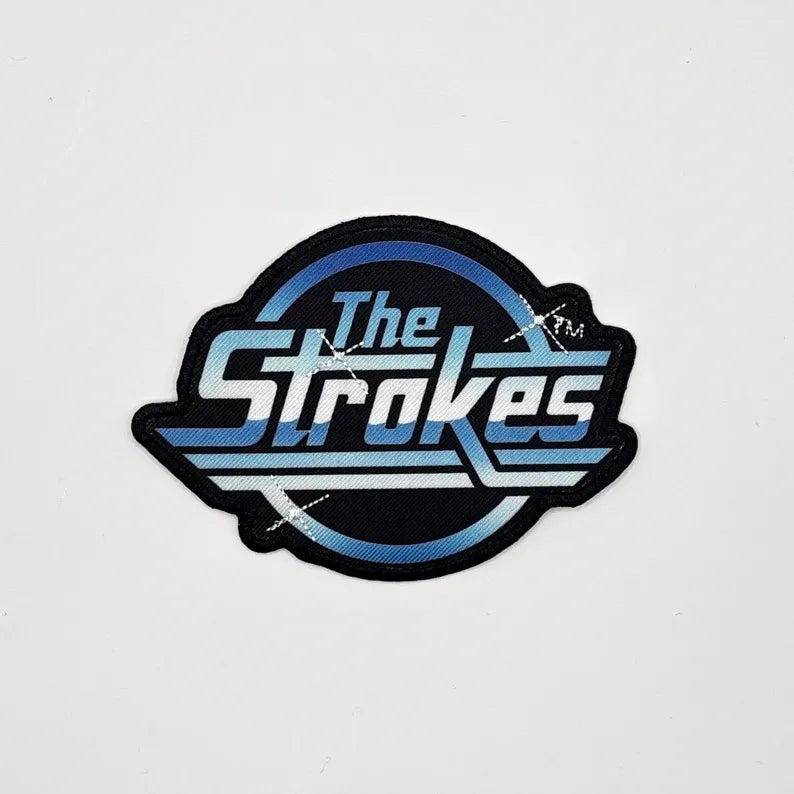 The Strokes Aufnäher – Offiziell Lizenziert – OG Magna Patch – Indie Rock Band – Bügelbarer Print-Patch – 10 x 7 cm